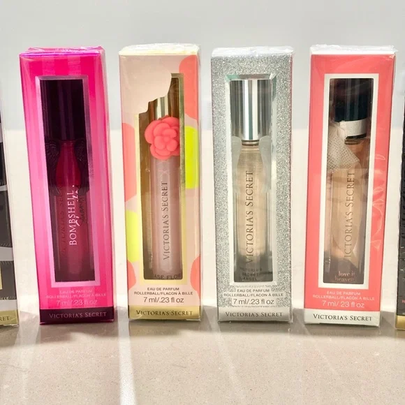 Victoria’s Secret VS 10-Piece Roller Bundle: Bombshell Tease Flower Angel RARE - Picture 4 of 16